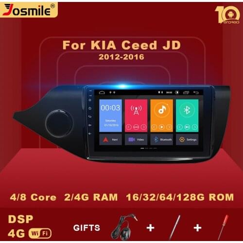 2 din Android 10.0 Car Multimedia Player for KIA RIO 4 x-line 2016-2019 Radio Video GPS AI Voice Control DSP 4G Carplay no DVD