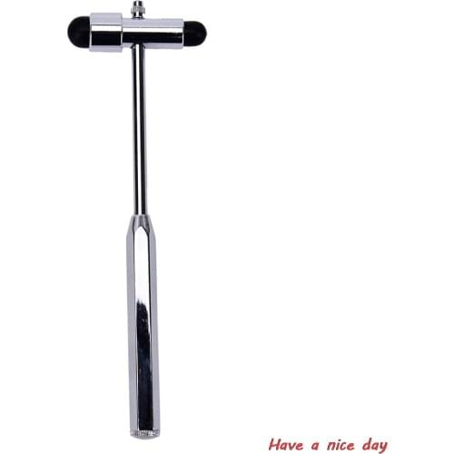 HOT 1 Pieces Multifunction Neurological Reflex Hammer Percussor With Brush Pin Promotional Diagnostic Hammer Leg Back Massage