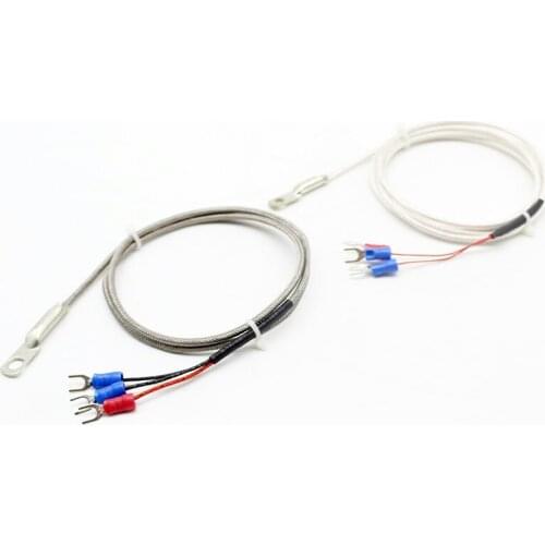 2pc SMD M6 Heraeus temperature sensor Class A pt1000/PT100 platinum resistance PT1000 with PTFE plated silver wire