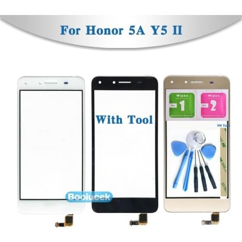 High Quality 5.0" For Huawei Honor 5A Y5 II 2 Y5II CUN-L01 LYO-L21 Touch Screen Digitizer Sensor Outer Glass Lens Panel