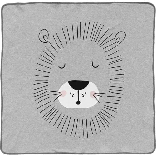 Baby Blanket Infant Cotton Swaddle Envelope Wrap Blankets For Newborn Baby Cartoon Lion Rabbit Stroller Cover Receiving Blankets