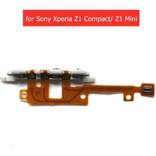 For Sony Xperia Z1 Compact Z1 Mini M51W D5503 Power Volume Side Key button Flex Cable On Off Switch Flex Cable Replacement Parts