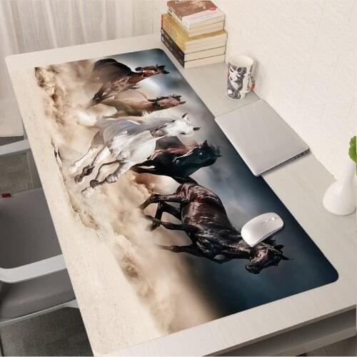 Anime Mouse Pad Large Pc Gamer Complete Mausepad Gaming Mouse Mat Mousepad Horse Desk Protector Deskpad Gamers Accessories Diy