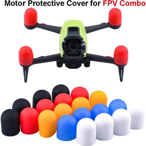Motor Cover For DJI FPV Combo Drone Protective Soft Hat Engine Protector Dust-proof Cap Case for FPV Combo Accessories