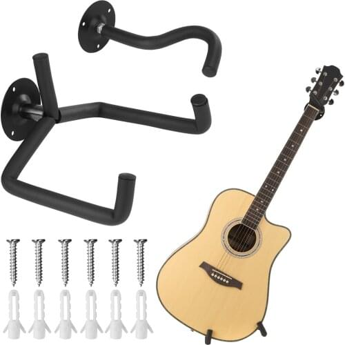 Guitar Wall Mount Ukulele Wall Hanger Slat Holder Bass Stand Split Designed Rack Music Instrument Accessories for Banjo Mandolin
