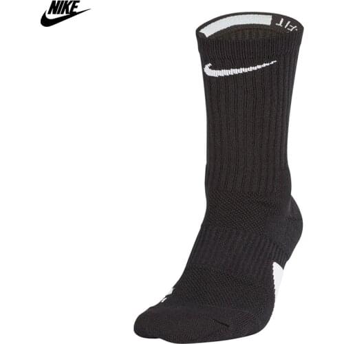 Original Nike Elite Crew Basketball Unisex Socks-Black SX7622-013
