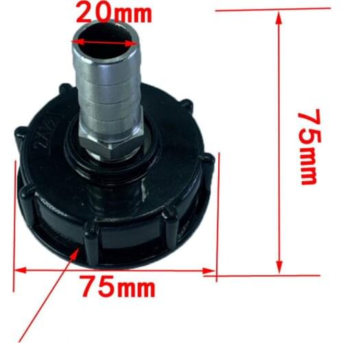 IBC Tote Tank Drain Adapter Connector Fitting Parts 20mm Threads Durable