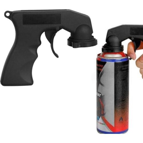 Car Paint Care Aerosol Spray Gun Adapter Handle with Grip Trigger Black