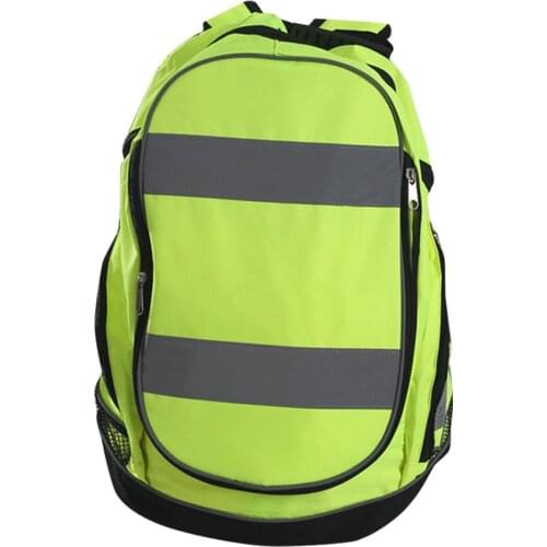 Men Travel Backpack Bag Night Reflective Luminous Riding Highly Resistant Safety Backpacks For Outdoor Sports Cycling Rucksack