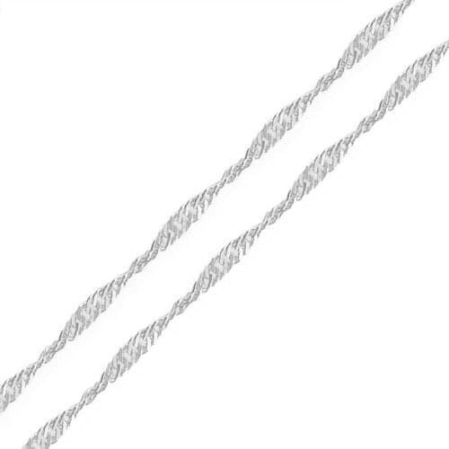 Silverlina Silver Singapore Chain