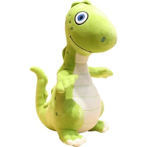 25-50cm Green Dinosaur Stuffed Animals Toy Super Cute Dinosaur Plush Toy for Boy Christmas Soft Baby Dolls Cartoon Birthday Gift