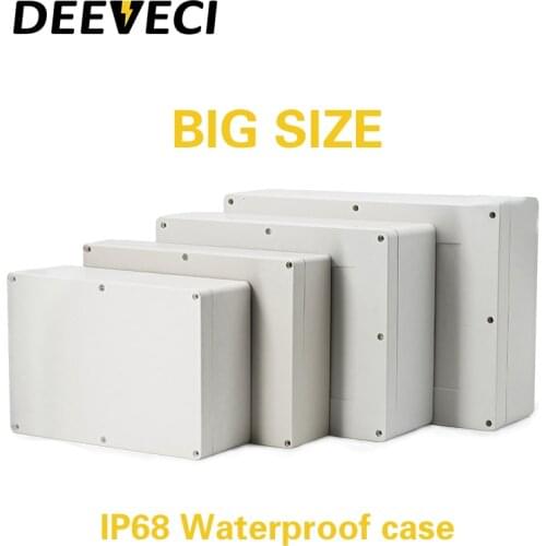 BIG size Outdoor Waterproof Enclosure Plastic Box Electronic Project Instrument Case Electrical Project Box Junction Box Housing