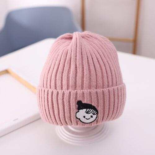 2020 Brand New Winter Baby Hat For Boys And Girls Kids Cotton Knitted Skullies Beanies Hat Children Winter Autumn Warm Hat