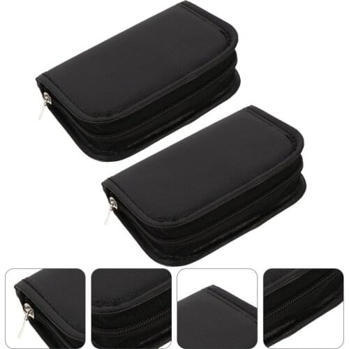 2 Pcs Practical Storage Pouch Portable Glucose Meter Pouch Convenient Travel Bag