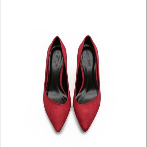 2021 New Style Patent Leather 6cm/8cm Stiletto Heel Pumps Cute Pointed Toe Red Red Super High Heels Formal Dress Shoes Size33-42