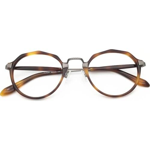 Belight Optical Acetate with Titanium Vintage Retro Women Mens Glasses Frames Optical EyeGlasses Prescription Eyewear 17034