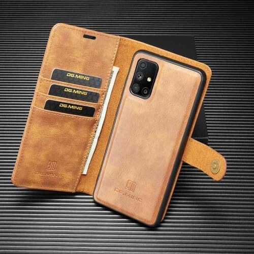2 in 1 Case For Samsung Galaxy M51 A12 A42 A52 A72 S21 Plus Ultra Case PU Leather Cover For Samaung M31 M31S Cases Wallet Shell