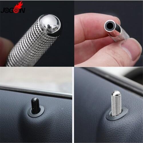 For Mercedes Benz A CLA GLA C E GLC GLK GLE Class W176 C117 X156 W205 W212 W213 X253 W204 W166 Door Bolt Door Lock Pin Knob Trim