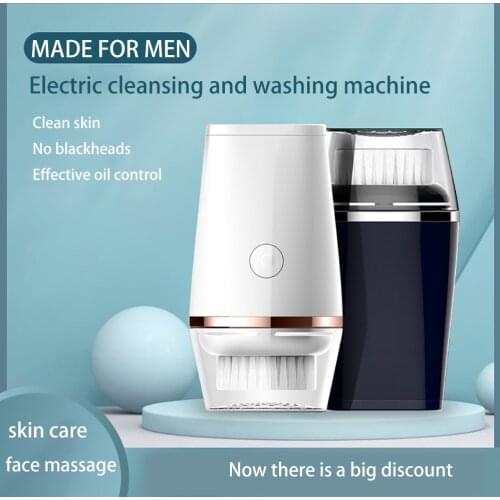 Electric Facial Brush Cleansing Sonic Face Cleansing IPX7 Soft Deep Pore Massage Silicone Facial Skin Care Massager Face Massage