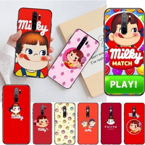Fujiya Milky Peko chan Coque Shell Phone Case for Redmi Note 8 8A 8T 7 6 6A 5 5A 4 4X 4A Go Pro