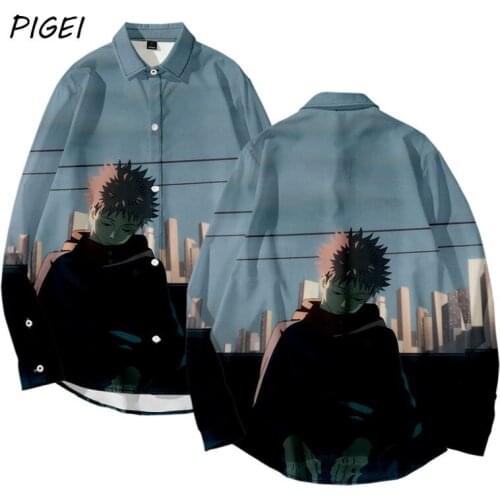 Anime Jujutsu Kaisen Fushiguro Megumi Cosplay Shirt Summer Print Harajuku Casual T-shirt Shirts Women Mens Blouse Streetwear