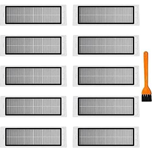 Hepa Filter Accessories Kit for Xiaomi Roborock S4 S5 S6 E4 E20 E25 E35 S50 Robotic Vacuum Cleaner, 10 Hepa Filters