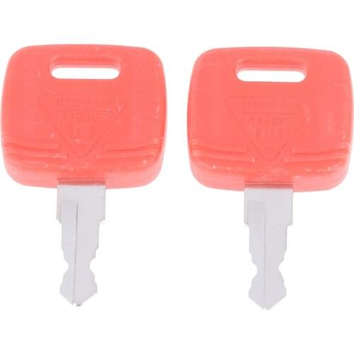 2Pcs For John Deere Tractor Ignition Keys OEM RE183935 RE43492 RE71557 for 6010, 6110, 6210, 6310, 6410, 6510, 6610, 6810, 6910
