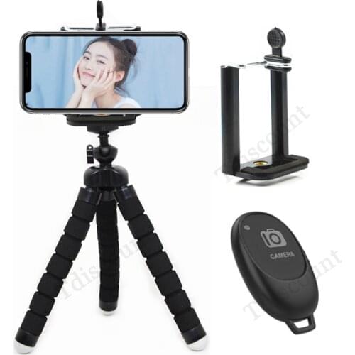 Mini Tripod for Phone Holder Tripods Stand Camera Holder for Mobile Smartphone Stand Tripod for iPhone 11 for Redmi Note 10