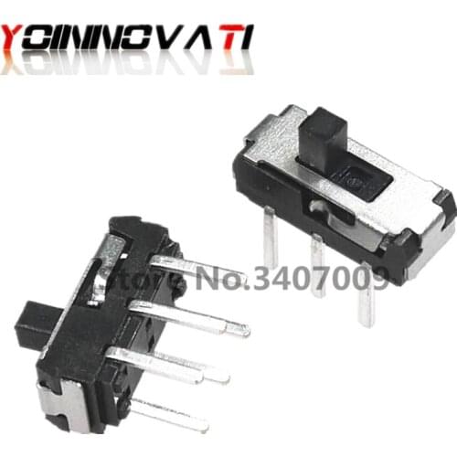 1000pcs MSS22D18 MINI Miniature DIP Slide Switch 2P2T 6Pin for DIY Electronic Accessories MSS-22D18