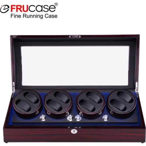 FRUCASE Watch Winder for automatic watches New Version 6+7 Wooden Watch Accessories Box collector storage display safety box