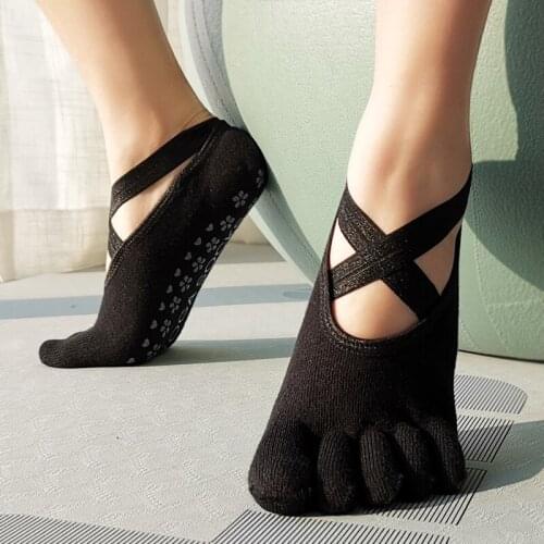 Yoga Socks Silicone Socks Womens Indoor Floor Socks Breathable Non-falling Heel Sock Yoga Women