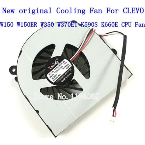 New original Fan For Clevo W150 W150er W350 W350ETQ W370ETQ W370SKQ AB7905HX-DE3 6-23-AW15E-010 6-23-AW15E-011 FANS CPU FAN