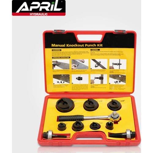 Manual Knockout Punch Kit Portable Hole Making Tool CC-60 range from 22.5 to 61.5 Hand Hole Punch Tool with high quality