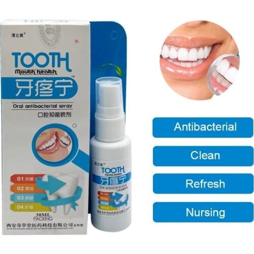 Herbal Oral Spray Is Effective In Whitening Teeth Cleaning And Antibacterial Spray Refreshing Breath And Protecting Oral Health