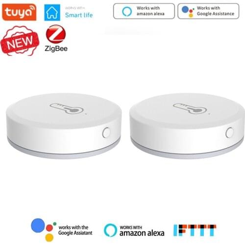 Tuya ZigBee Smart Temperature And Humidity Sensor Work With Zigbee Gateway Hub Via Alexa Echo Google Home SmartLife App Control