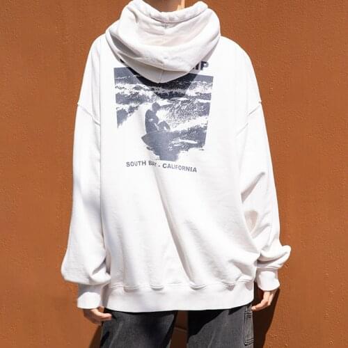 Harajuku Vintage Thick Warm Hoodies Women Print Cotton Long Sleeve Autumn Winter Hoodies Female Casual Streetwear Sweatshirts