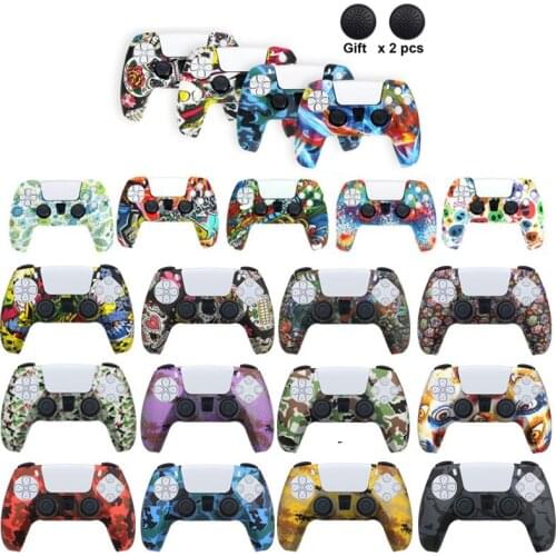 Soft Silicone Gel Rubber Cover For Playstation 5 For PS5 Controller Protection Case For PS5 Gamepad Skin Shell Grip Accessories