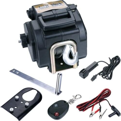 12V 3500 pound Electric Marine winch With wireless remote contr
