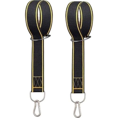 2Pcs Tree Swing Portable Durable Easy to Use Hanging Straps Hammock Accessories with Heavy Duty Carabiners