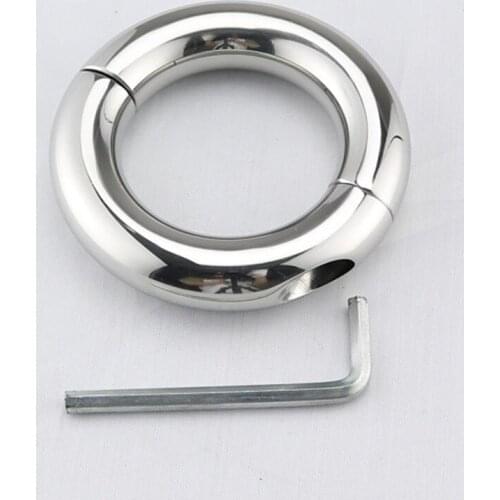 304 stainless steel penis weight cock ring delay lasting metal cockring sex toys for men on the dick scrotum bondage penis rings