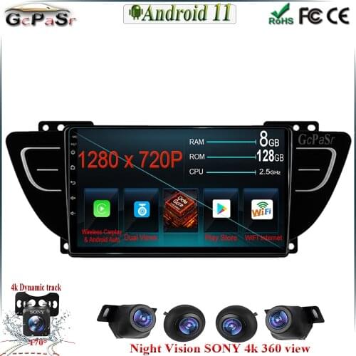 128G Android 11 Car Radio For Geely Atlas NL-3 2016 - 2020 Car Radio Multimedia Video Player Navigation GPS Android 10 No 2din