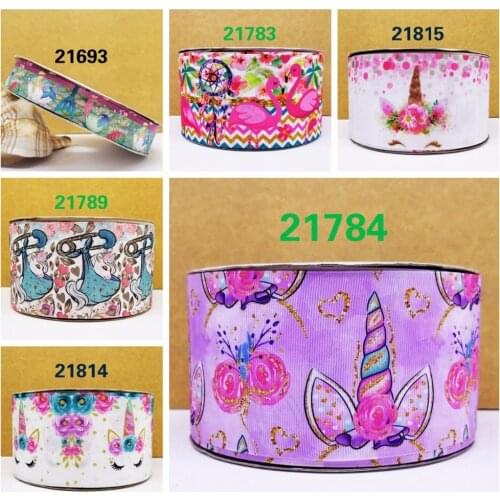 Free shipping 50 yard cartoon printed grosgrain ribbon 21693