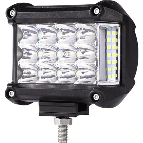 4 inch 57W Side Luminous Led Work Light Car Driving Lamp Offroad Light Bar Combo Beam For 4x4 Trucks Off-road Vehicles