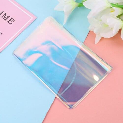 Travel Holographic Passport Holder ID Card Case Cover Credit Organizer Protector
