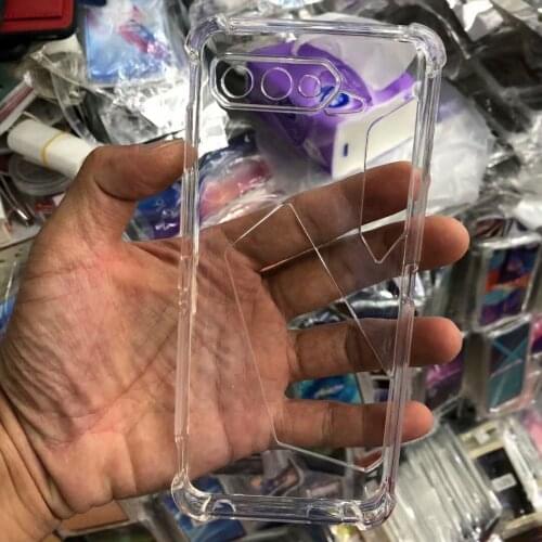 For ASUS Rog Phone 5 /Pro /Ultimate Phone Case Luxury Shockproof Airbags Transparent Clear Soft Bumper Cover