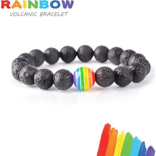COLORFUL LAVA Bracelets For Lovers