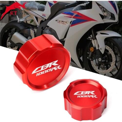 For HONDA CBR1000RR 2004-2017 2016 High quality Motorcycle CNC Aluminum Rear & Front Brake Fluid Reservoir Cap Cylinder cover
