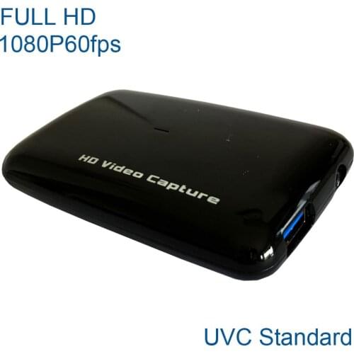 EzCAP301 UVC USB HD compatible capture card for OBS Studio, Windows Media Encoder,Adobe Flash Media Live -Encoder,VLC...1080P60