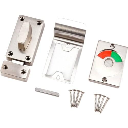 Hot Bathroom Toilet Wc Indicator Privacy Dead Bolt Door Lock Latch Vacant Engaged