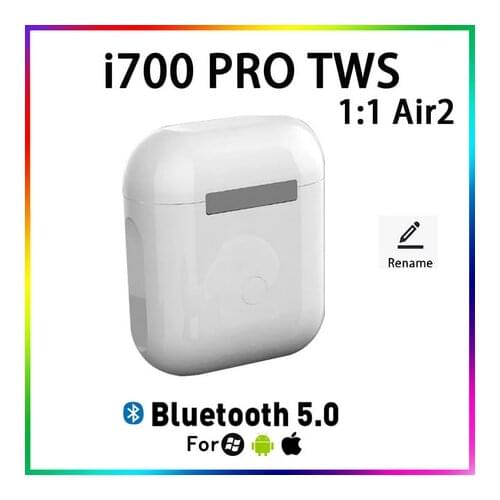 2021 NEW Original i700 PRO TWS 1:1 GPS Rename Wireless Bluetooth Headsets 003U